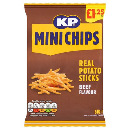 KP BBQ Beef Minichips 60g £1.25