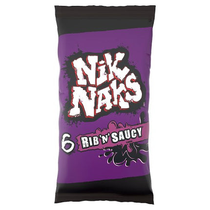 Nik Naks Rib 'N' Saucy 6 Pack