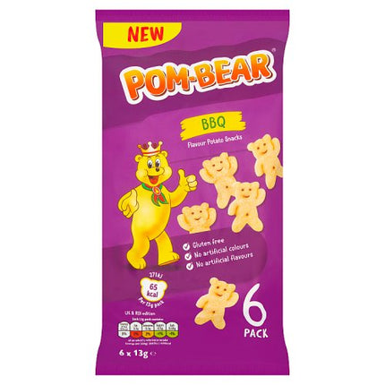 Pom Bear BBQ 6pk 6x13g