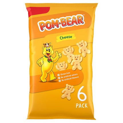 Pom Bear Cheese 6pk 6x13g