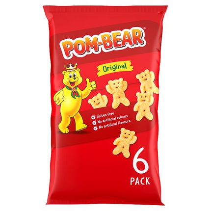 Pom Bear Original Potato Snacks 6x13g