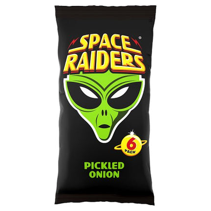 Space Raiders Pickled Onion Snacks 6x13g