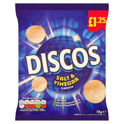 Discos Salt & Vinegar 70g £1.25