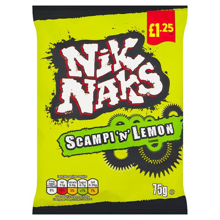 Nik Naks Scampi n Lemon 75g £1.25