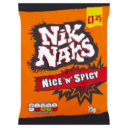 Nik Naks Nice n Spicy 75g £1.25