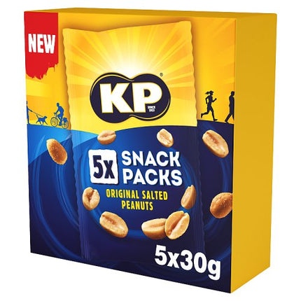 KP Salted Peanuts 30g 5pk