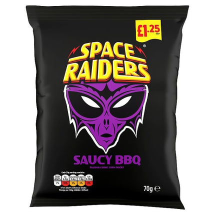 Space Raiders Saucy BBQ 70g £1.25