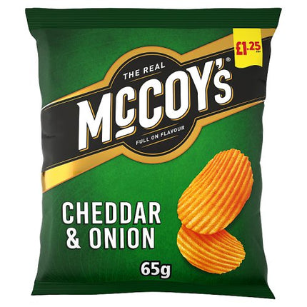 McCoys Cheddar & Onion 65g £1.25