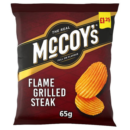 McCoys Flame Grilled Steak 65g £1.25