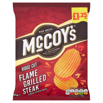 McCoys Flame Grilled Steak 65g £1.25