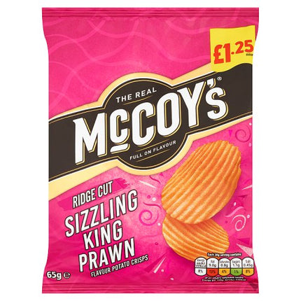 McCoys Sizzling King Prawn 65g £1.25