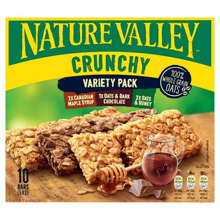 Nature Valley Crunchy Variety Pack Cereal Bars 5x42g (210g)