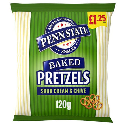 Penn State Sour Cream & Chive Pretzels 120g £1.25