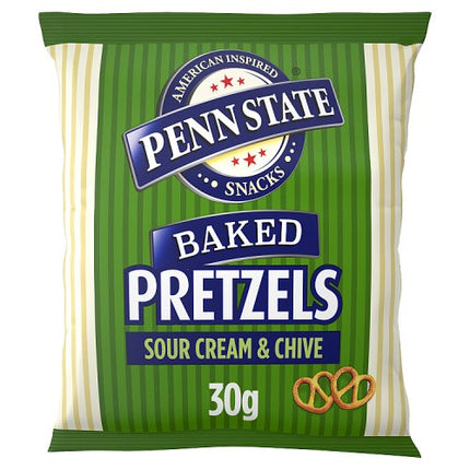 Penn State Sour Cream & Chive Pretzels 30g