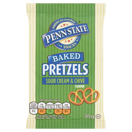 Penn State Sour Cream & Chive Pretzels 30g