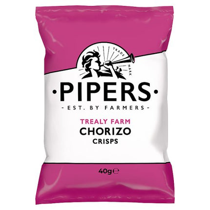 Pipers Trealy Farm Chorizo Crisps 40g