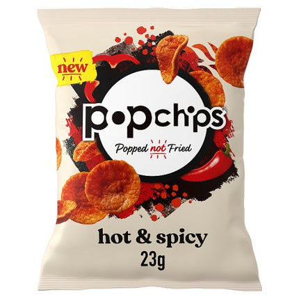 popchips Hot & Spicy Crisps 23g