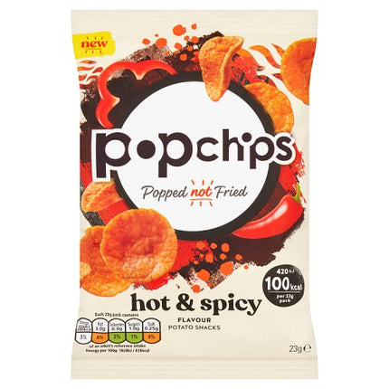 popchips Hot & Spicy Crisps 23g