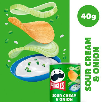 Pringles Sour Cream & Onion Crisps 40g