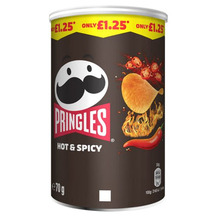 Pringles Hot & Spicy 12 x 70g £1.25