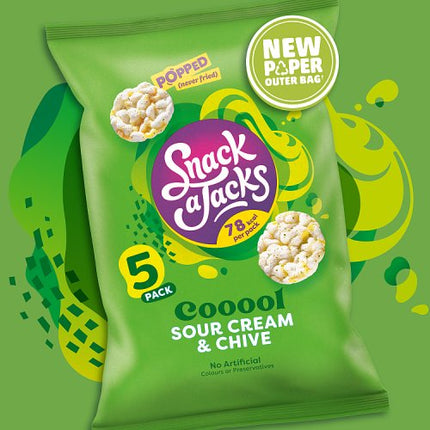 Snack-a-Jack Sour Cream & Chive 5x19g