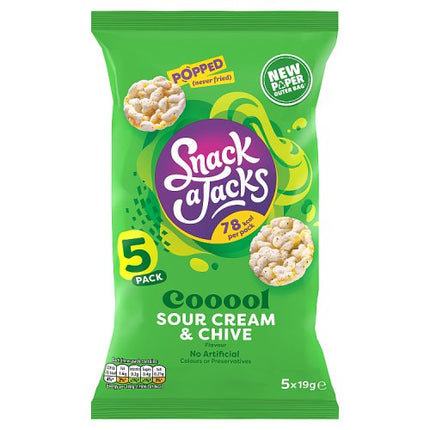 Snack-a-Jack Sour Cream & Chive 5x19g