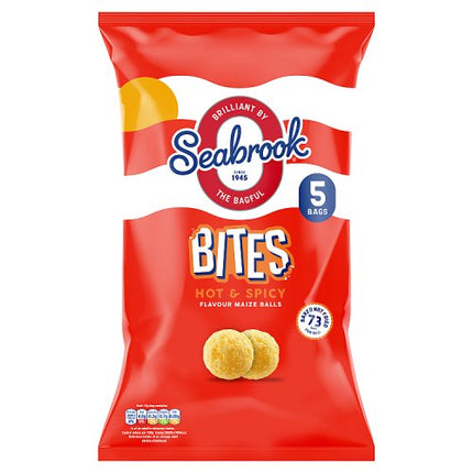 Seabrook Bites Hot & Spicy 5x15g