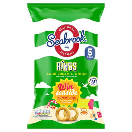 Seabrook Rings Sour Cream & Onion 5x16g