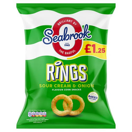 Seabrook Snacks Sour Cream & Onion Rings 55g £1.25