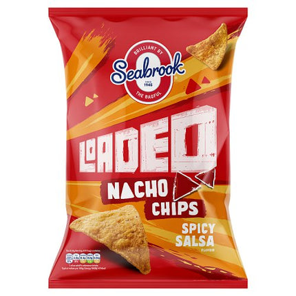 Seabrook Loaded Nacho Chips Spicy Salsa 130g