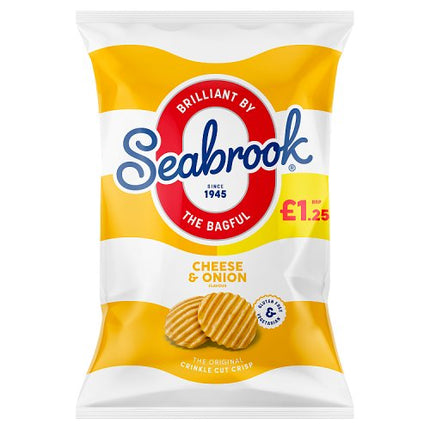 Seabrook Cheese & Onion Crinkle 70g £1.25