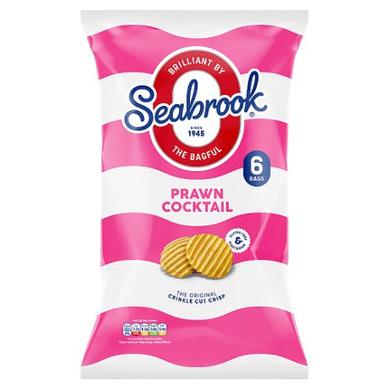 Seabrook Crinkle Cut Prawn Cocktail 6 x 25g