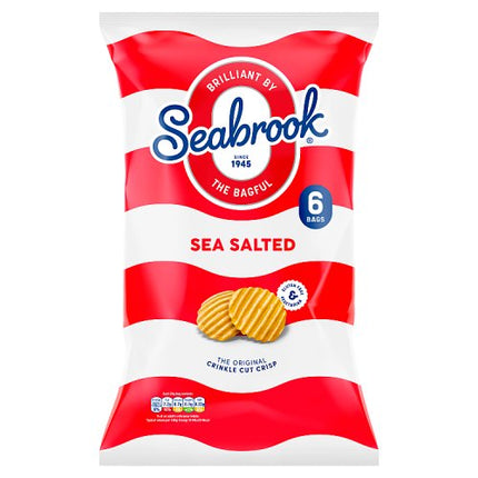 Seabrook Crinkle Cut Sea Salted 6 x 25g