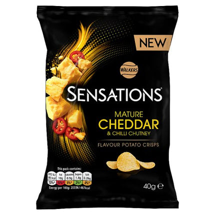 Sensations Mature Cheddar & Chilli Chutney 40g