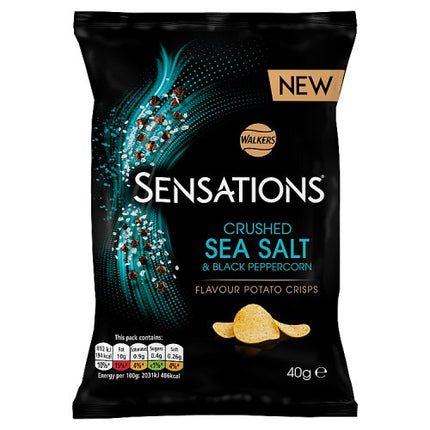 Sensations Sea Salt & Black Pepper 40g