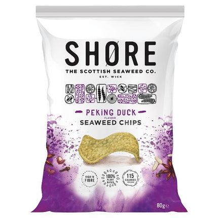 Shore Seaweed Crisps Sweet Peking Duck Share Bag 80g