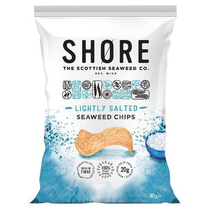 Shore Seaweed Crisps Lightly Salted Share Bag 80g