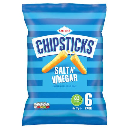 Chipsticks Salt & Vinegar Multipack 6x17g