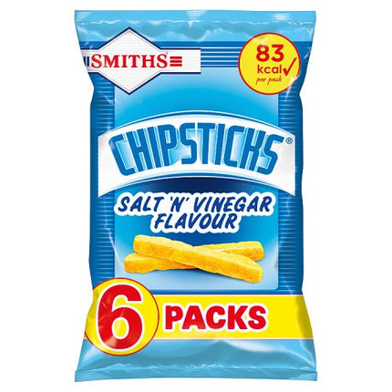 Smiths Chipsticks Salt & Vinegar 6 Pack