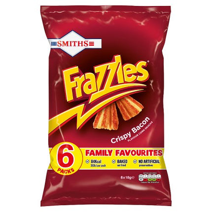 Smiths Frazzles Bacon 6 Pack