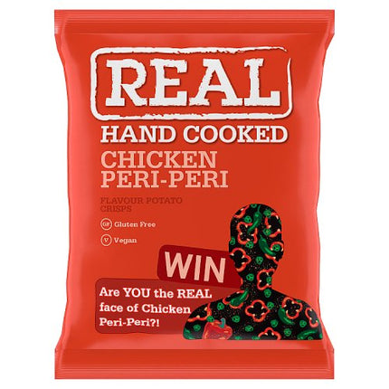 REAL Handcooked Chicken Peri Peri Crisps 35g