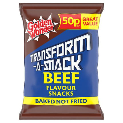 Golden Wonder Transform-A-Snack Beef 27g PMP 50p