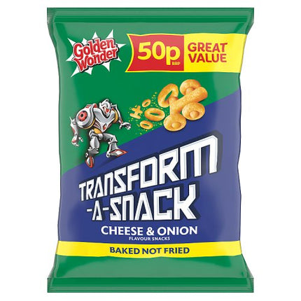 Golden Wonder Transform-A-Snack Cheese & Onion 27g PMP 50p