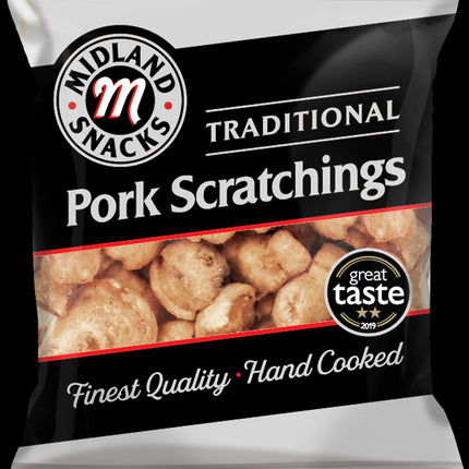 Midland Snacks Handcooked Scratchings Pub Card 12x40g