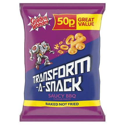 Golden Wonder Transform-A-Snack Saucy BBQ 27g PMP 50p