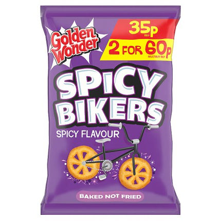 Golden Wonder Fun Snacks Spicy Bikers 22g 35p / 2 for 60p