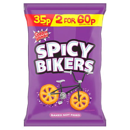 Golden Wonder Fun Snacks Spicy Bikers 22g 35p / 2 for 60p