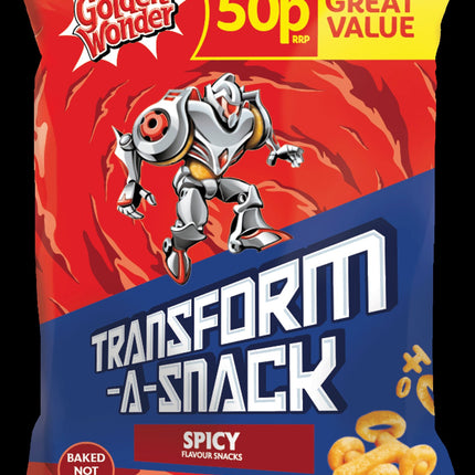 Golden Wonder Transform-A-Snack Spicy 27g PMP 50p