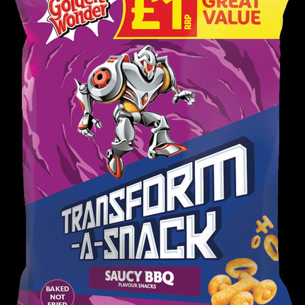 Golden Wonder Transform-A-Snack Saucy BBQ 56G PMP £1