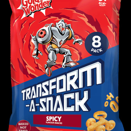 Golden Wonder Transform-A-Snack Spicy 8x12g